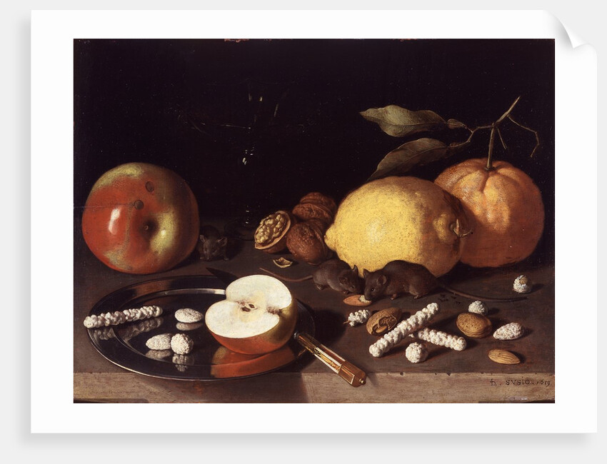 Still Life with Mice, 1619 by Lodewik Susi