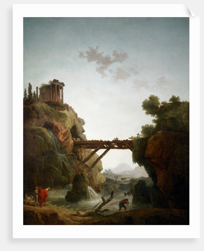 Fantastic View of Tivoli, 1789 by Hubert Robert