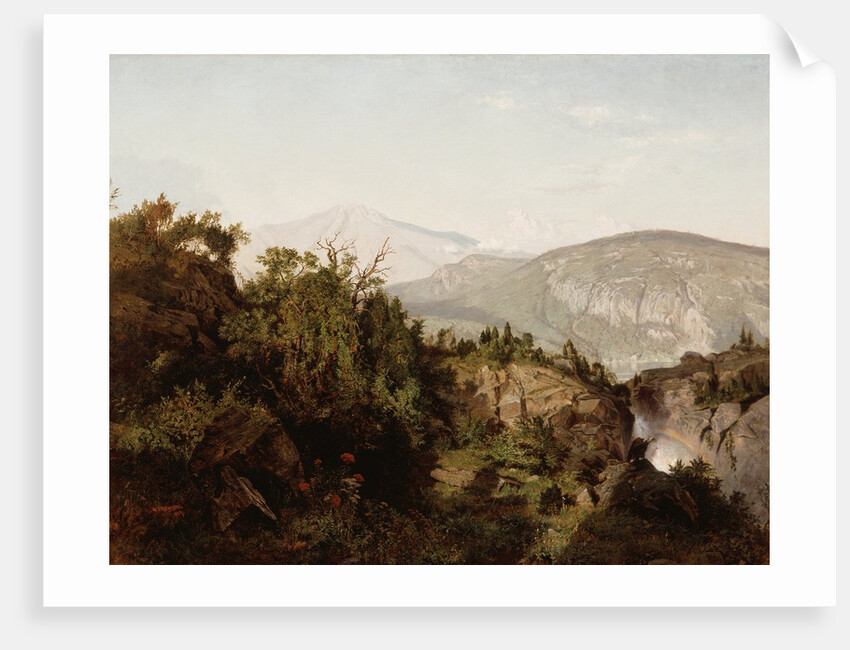 In the Adirondack Mountains, 1857 by William Trost Richards