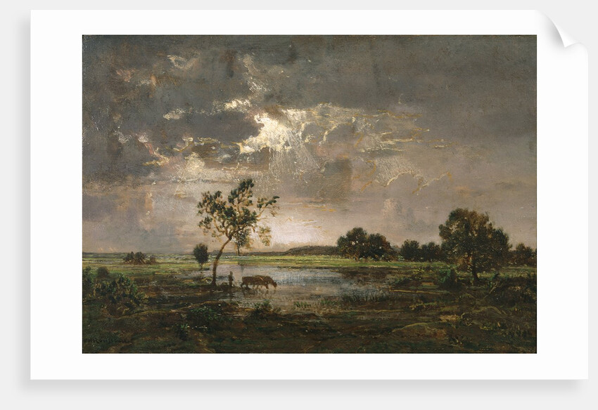 Landscape, c.1842 by Theodore Rousseau