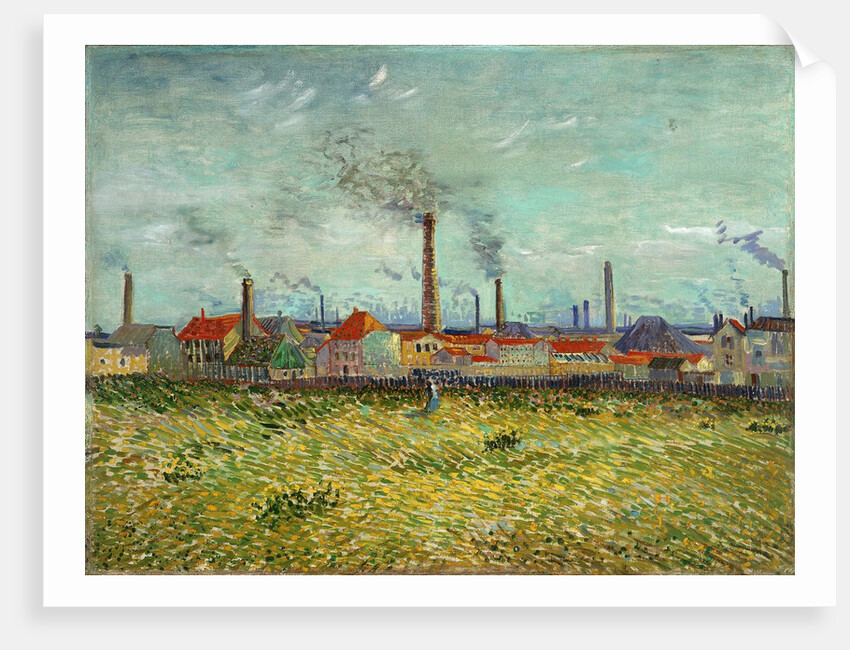 Factories at Clichy, 1887 by Vincent van Gogh