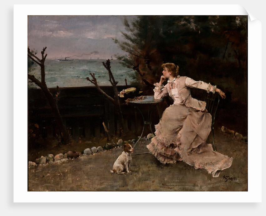 In Deep Thought, 1881 by Alfred Emile Stevens