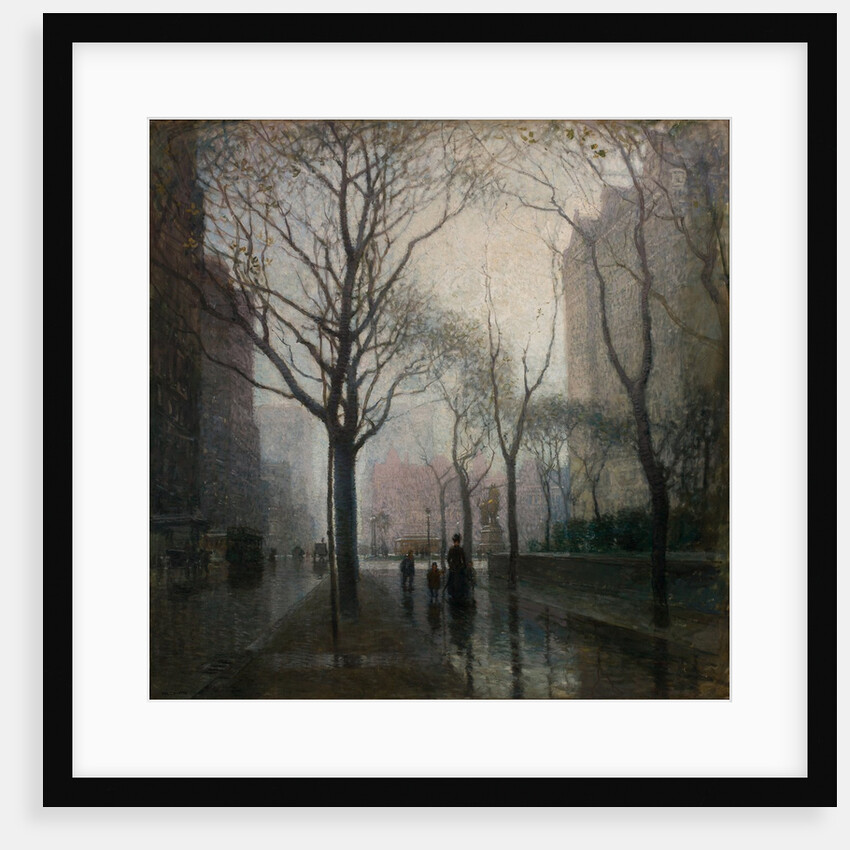 The Plaza after the Rain, 1908 by Paul Cornoyer