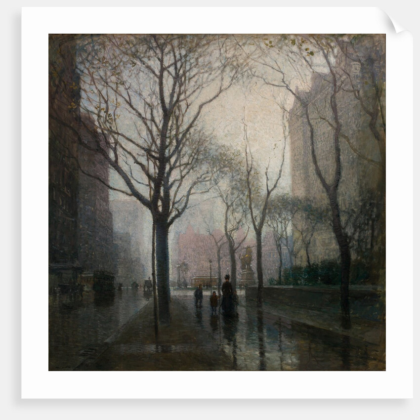 The Plaza after the Rain, 1908 by Paul Cornoyer