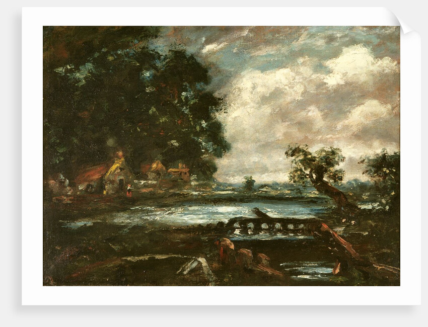 Study for The Leaping Horse by John Constable