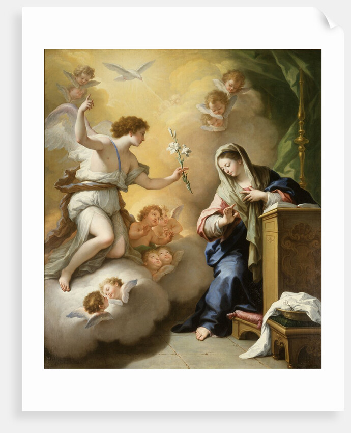 The Annunciation, 1712 by Paolo di Matteis
