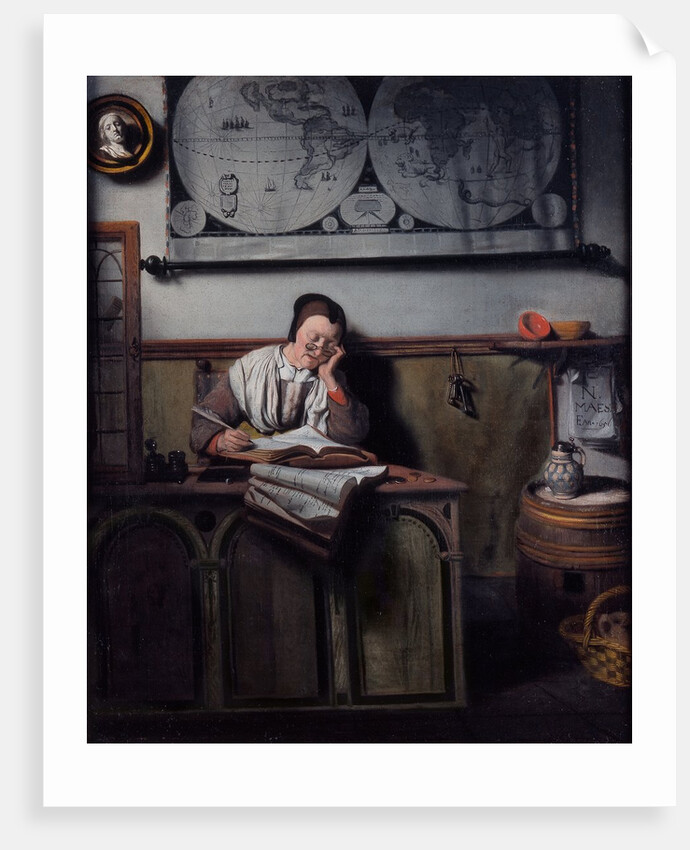 The Account Keeper, 1656 by Nicolaes Maes