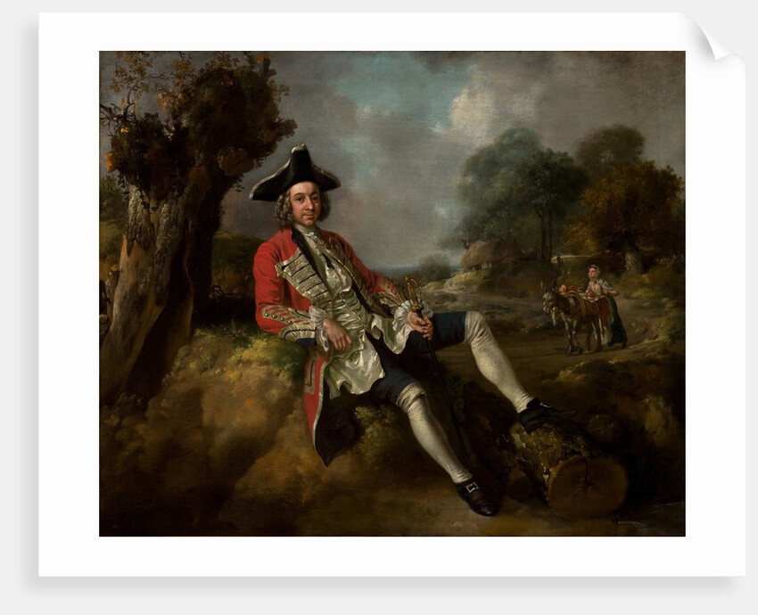 Portrait of a Gentleman, c.1750 by Francis & Gainsborough Thomas Hayman