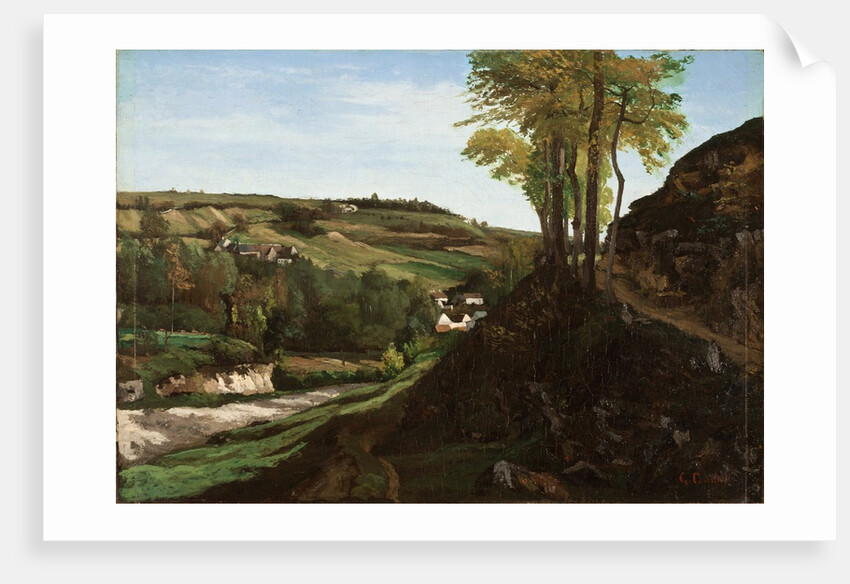 The Valley of Ornans, 1858 by Gustave Courbet