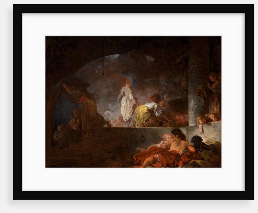 The Laundresses, c.1756-61 by Jean-Honore Fragonard