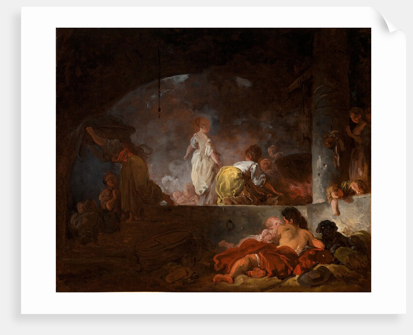 The Laundresses, c.1756-61 by Jean-Honore Fragonard