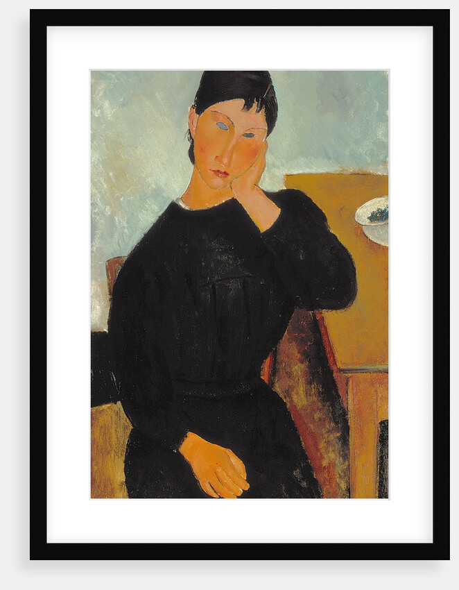 Elvira Resting at a Table, 1919 by Amedeo Modigliani