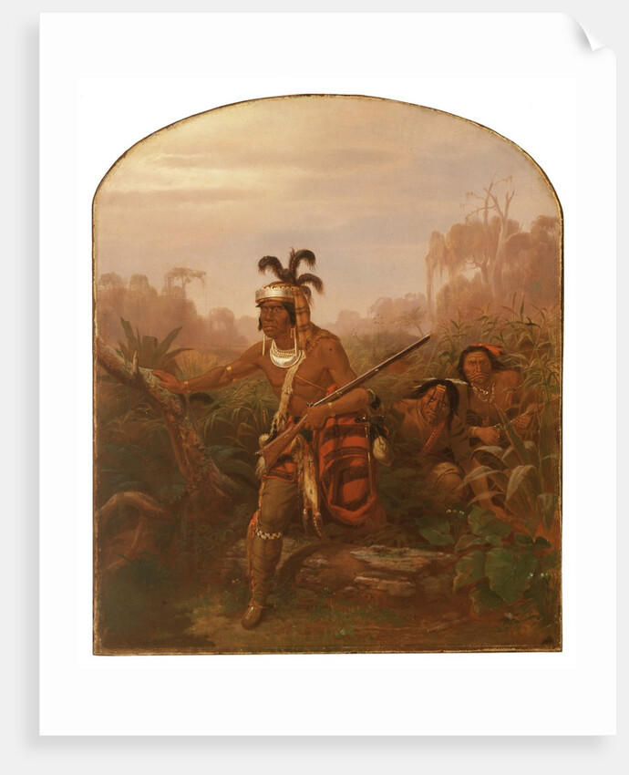 Chief Billy Bowlegs, 1861 by Charles Ferdinand Wimar