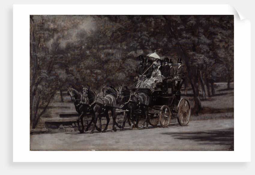 The Fairman Rogers Four-In-Hand 1899 by Thomas Cowperthwait Eakins