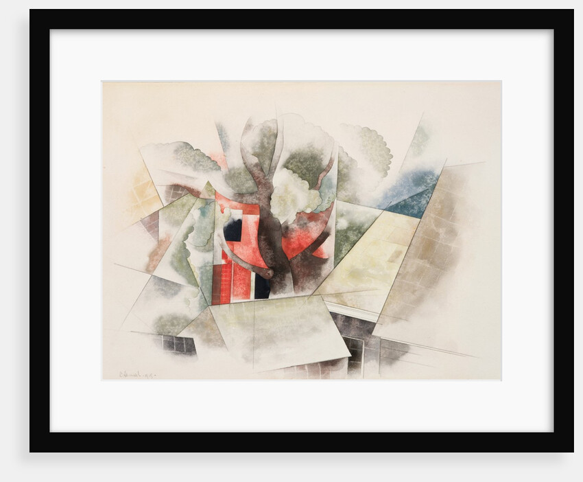 Rooftop and Fantasy, 1918 by Charles Demuth