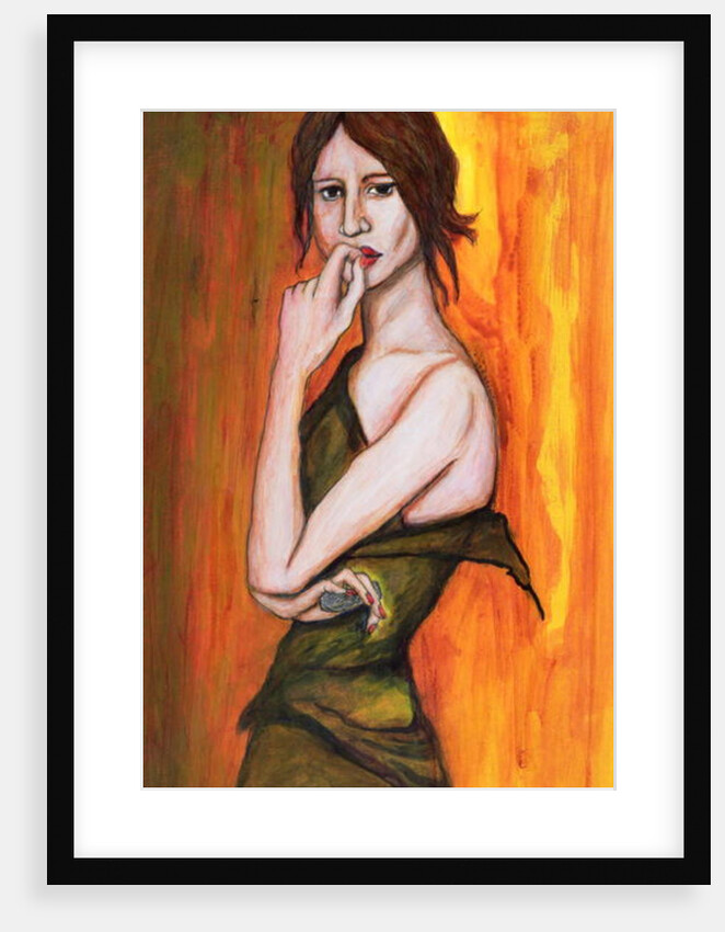 Green Dress and Mobile Phone, 2006 by Stevie Taylor