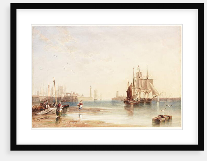 Entrance to Sunderland Harbour from North Sands by English School