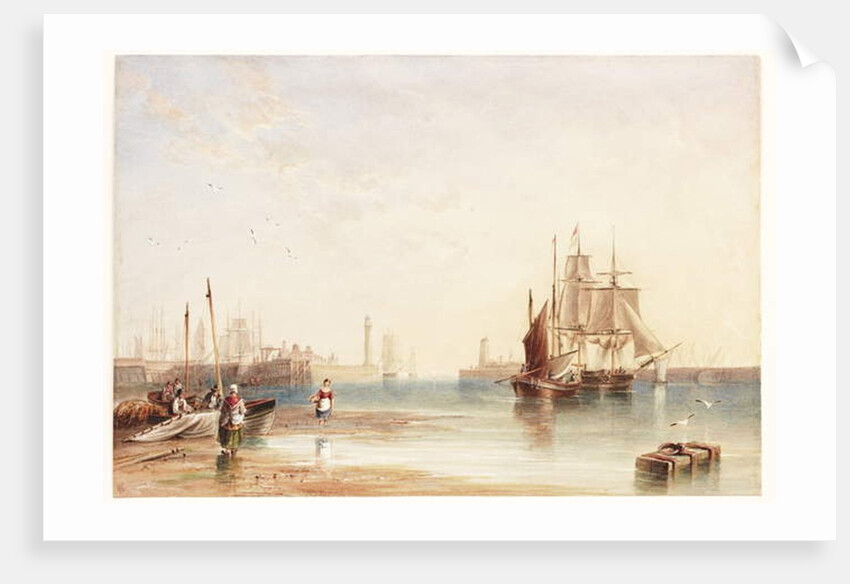 Entrance to Sunderland Harbour from North Sands by English School