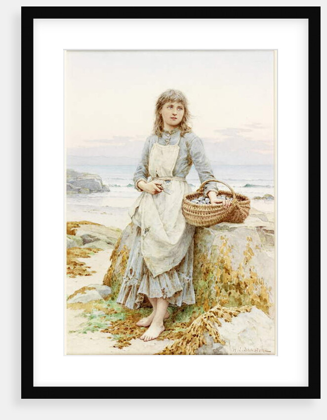 The Mussel Gatherer by Henry James Johnstone