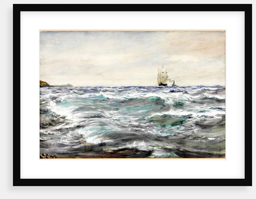 Rough Water on the Bar by Charles Napier Hemy