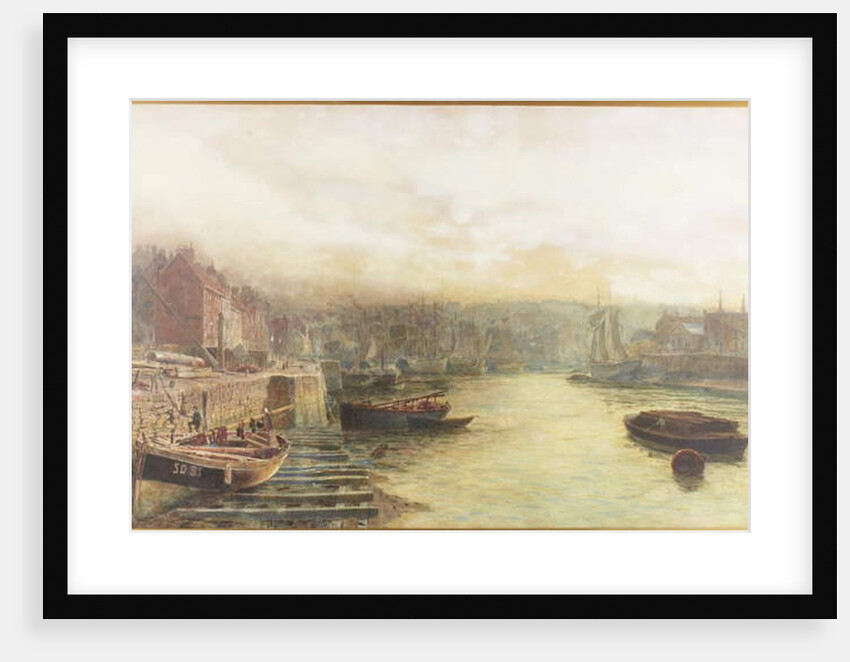 River Wear, North Bank Looking West From Customs House by Thomas Marie Madawaska Hemy