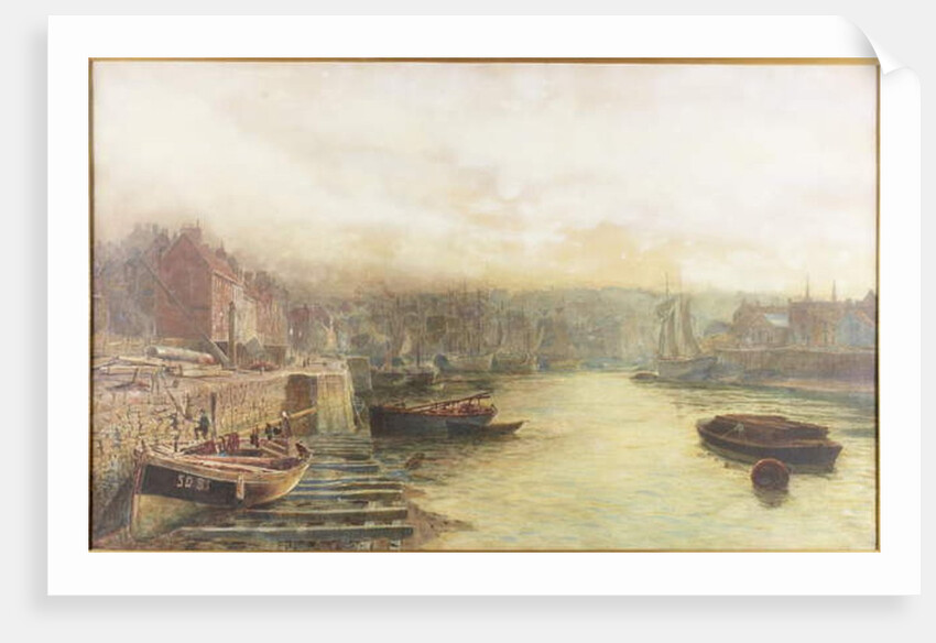 River Wear, North Bank Looking West From Customs House by Thomas Marie Madawaska Hemy