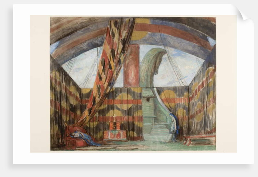 Stage design for The Bride of Dionysus by Charles Ricketts