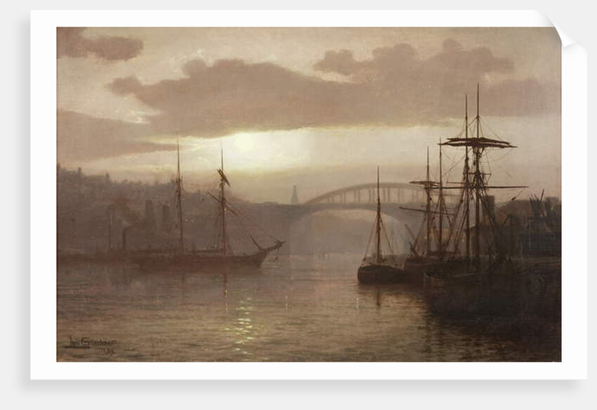 Sunderland Harbour, 1899 by Louis Grimshaw