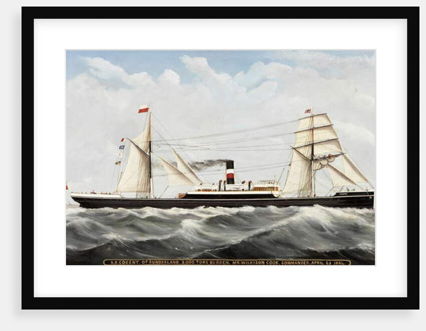S.S. Cogent' of Sunderland, 1884-85 by John Hudson