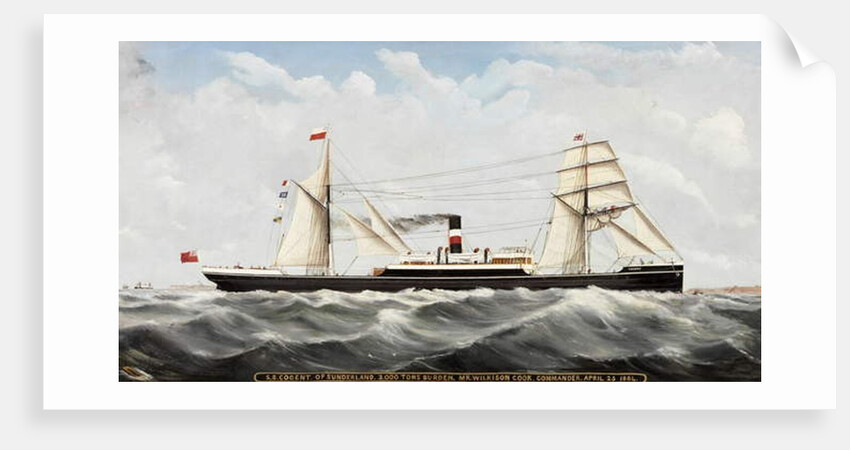 S.S. Cogent' of Sunderland, 1884-85 by John Hudson