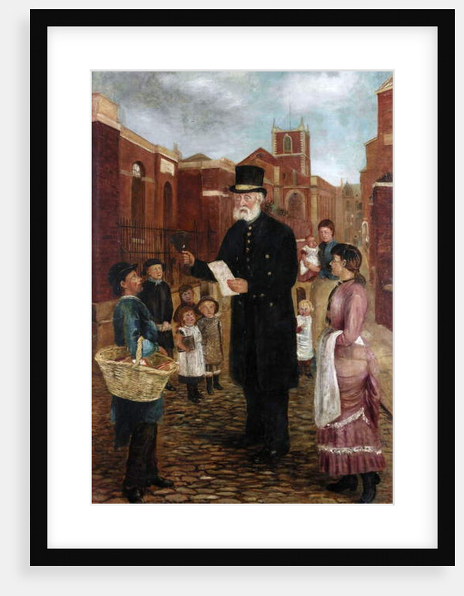 Tommy Sanderson, Town Crier, 1884 by J. Gillis Brown