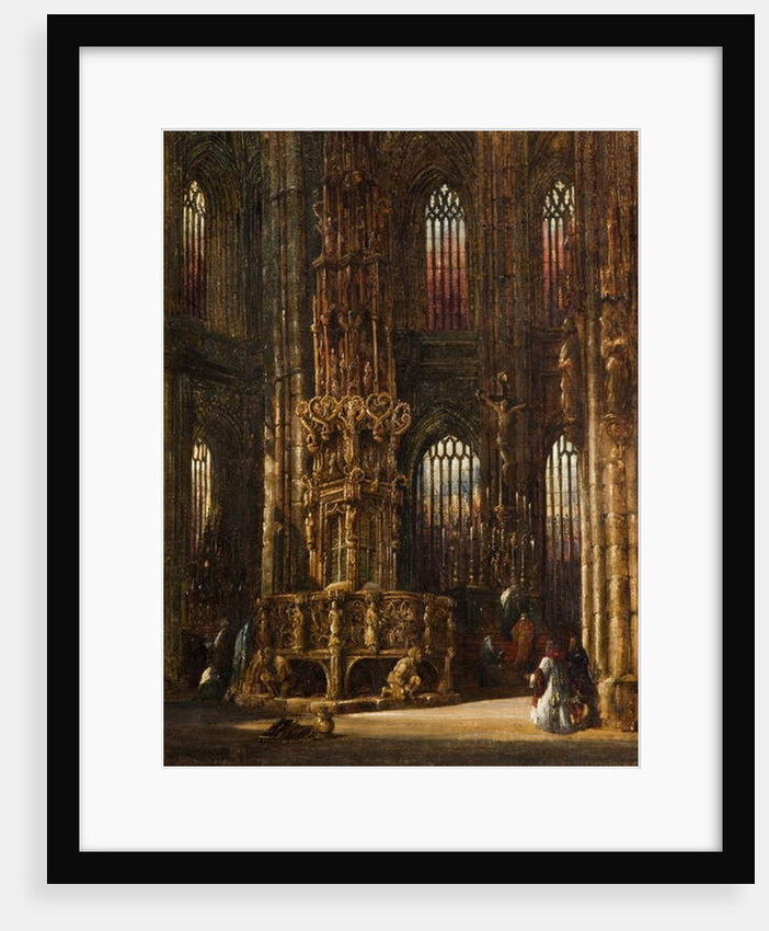 Interior of the Church of St. Lawrence, Nuremberg, c.1875 by Henry Thomas Schafer