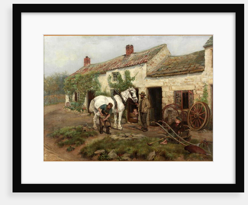 Smithy, Hexham Bridge End, 1885 by Ralph Hedley