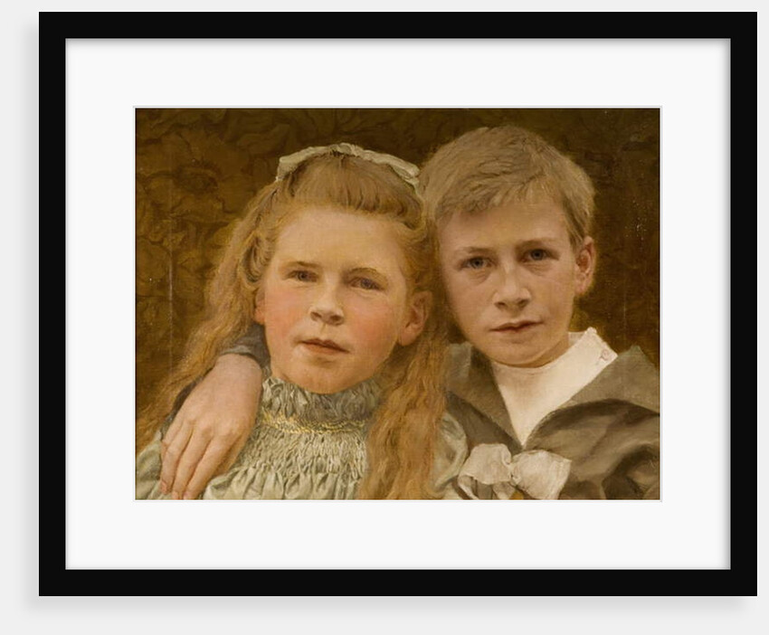 Philip and V.M. Haswell, aged 8 and 6 by Dr. John Haswell