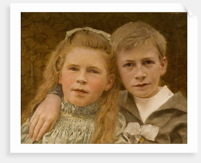 Philip and V.M. Haswell, aged 8 and 6 by Dr. John Haswell