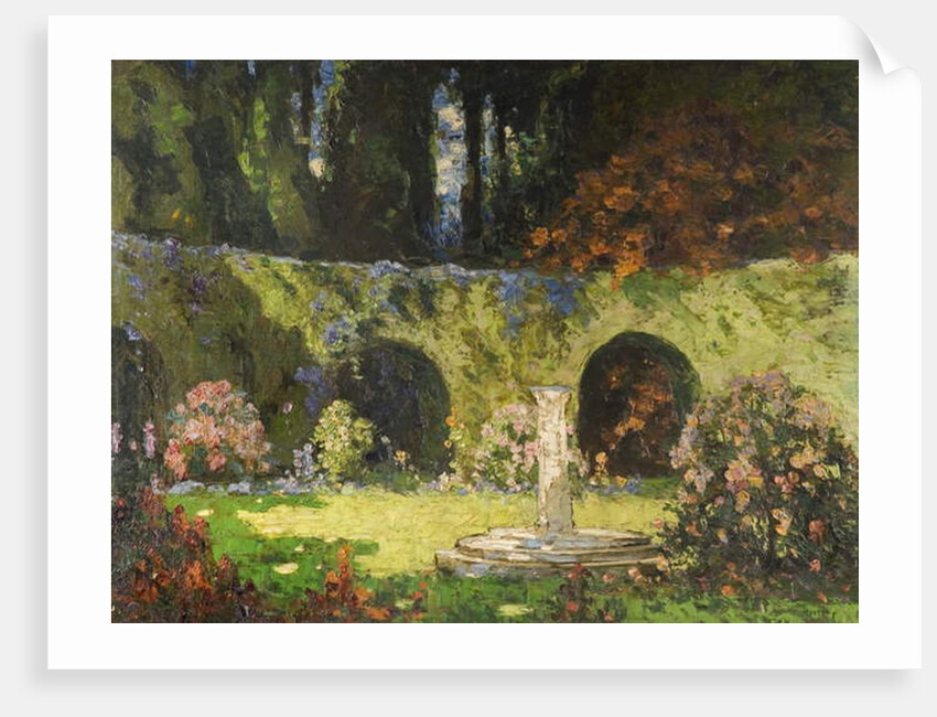 In an Old-World Garden by Thomas Edwin Mostyn
