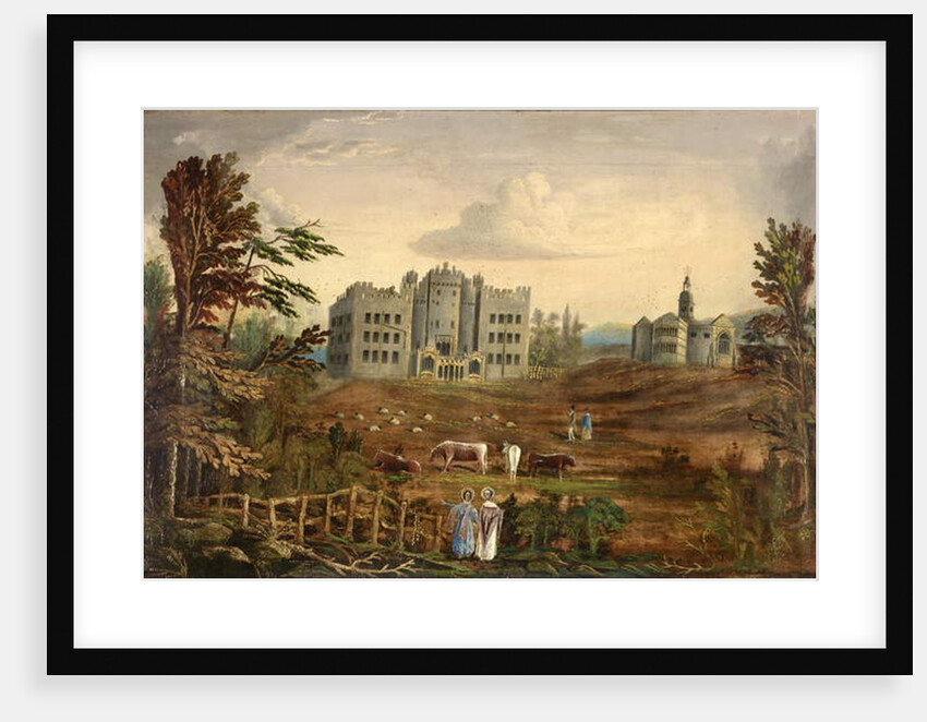 Hylton Castle, Sunderland c.1830 by English School