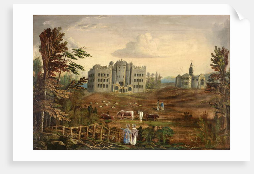 Hylton Castle, Sunderland c.1830 by English School
