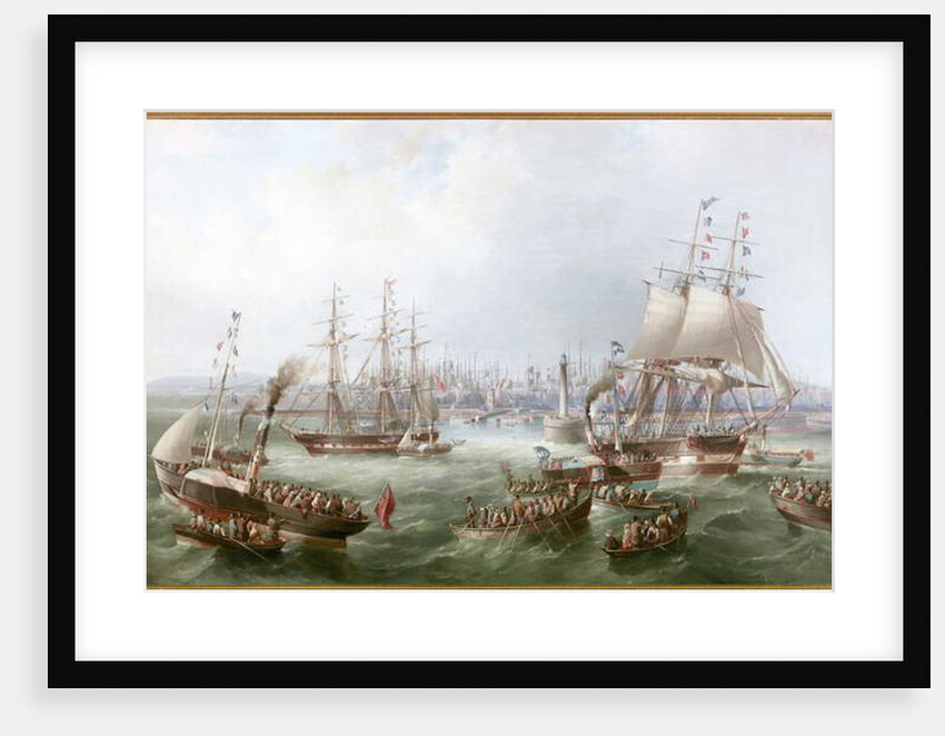Opening of the South Outlet, Sunderland Docks, 1856 by Mark Thompson