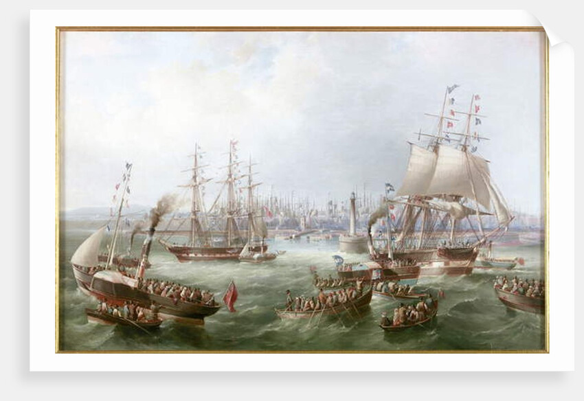 Opening of the South Outlet, Sunderland Docks, 1856 by Mark Thompson