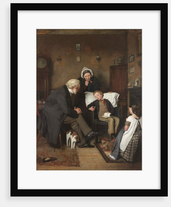 The Sick Boy, c.1857 by Joseph Clark