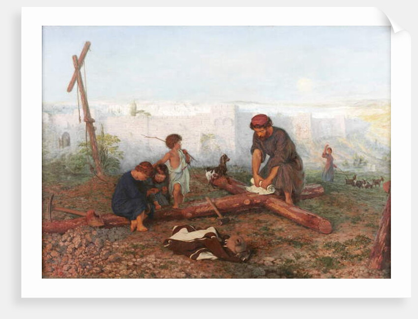 Where They Crucified Him, 1862 by Philip Richard Morris