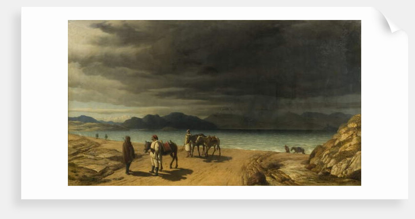 Landscape with Lake and Greek Soldiers by John Rogers Herbert