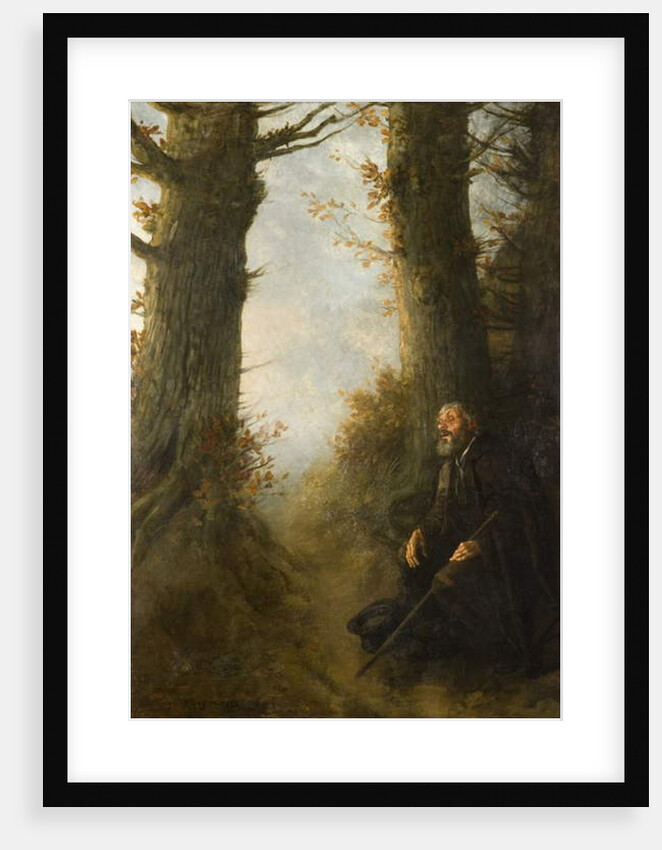 Tired wanderer, 1878 by Alphonse Legros