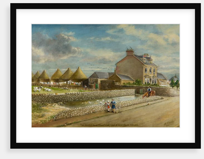 The Village Pond and West Farm, Fulwell by Frederick Gordon Crosby