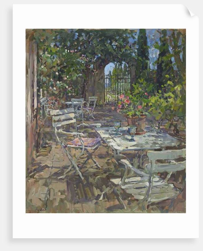 Terrace, Mas de la Rose by Susan Ryder