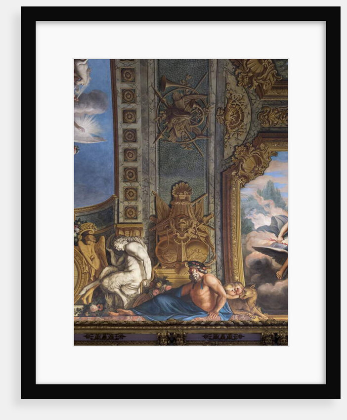 Mythological figures. Painted decor by Francois Perrier, 1645 by Anonymous