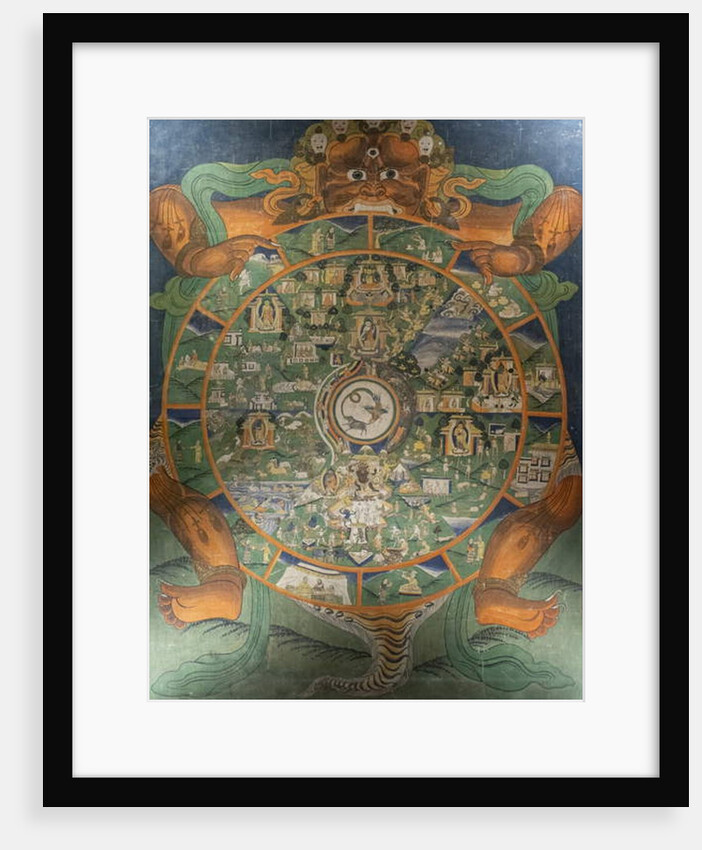 The Wheel of Life. Tibet. End of the 19th century. by School Tibetan