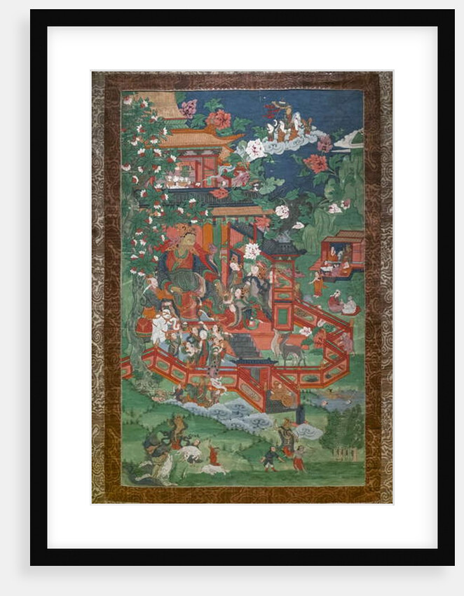 Siddhartha's wedding and other scenes by School Tibetan