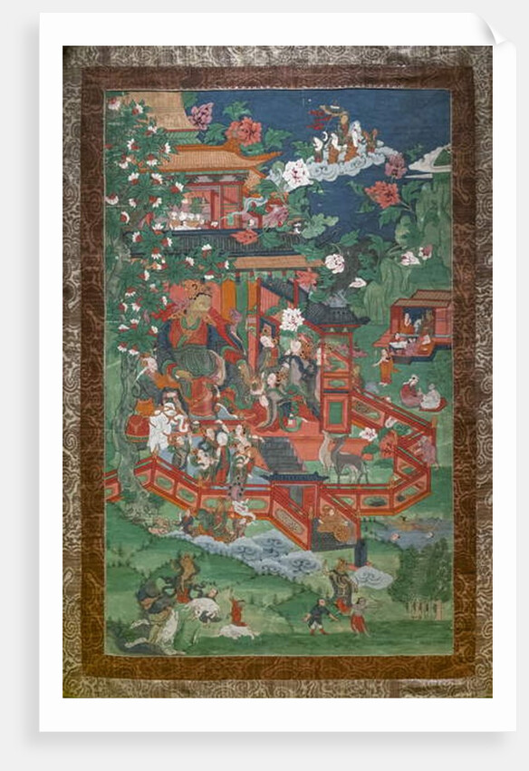 Siddhartha's wedding and other scenes by School Tibetan